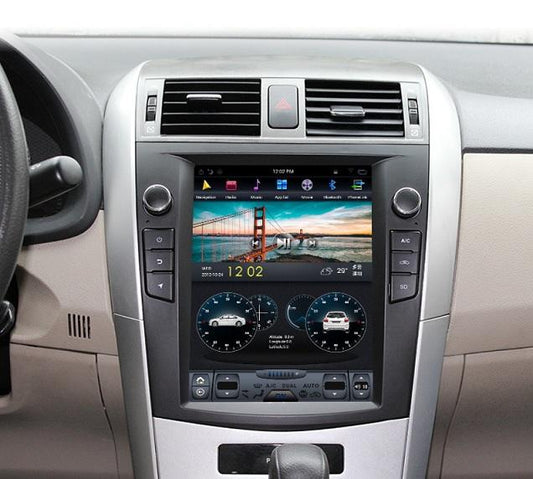 [ G6 octa-core ] 10.4" Vertical Screen Android 13 Fast Boot Navigation Radio for Toyota Corolla 2006 - 2013-Phoenix Automotive