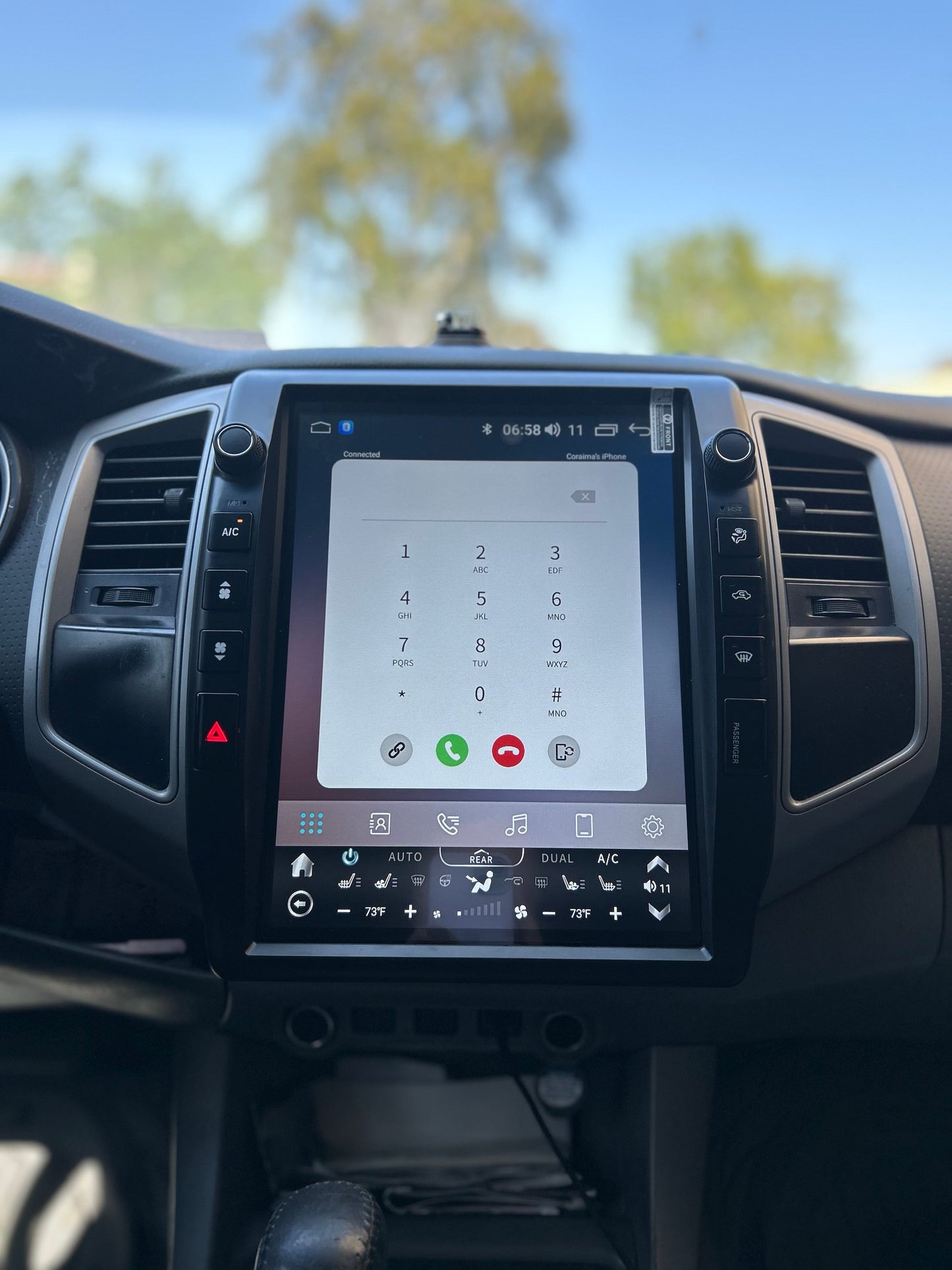 [open box] 7870/Qualcomm6125 13” Android 10/12/13 Vertical Screen Navigation Radio for Toyota Tacoma 2005 - 2015-Phoenix Automotive