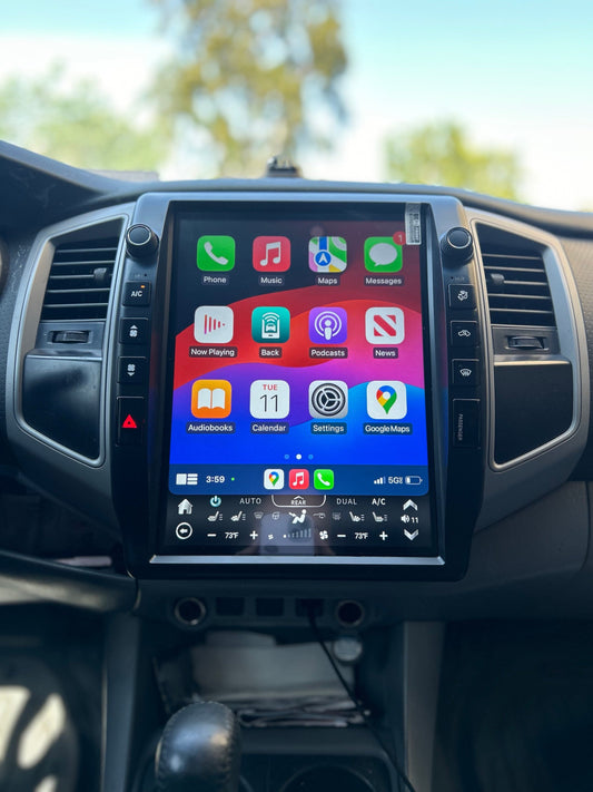 [open box] 7870/Qualcomm6125 13” Android 10/12/13 Vertical Screen Navigation Radio for Toyota Tacoma 2005 - 2015-Phoenix Automotive