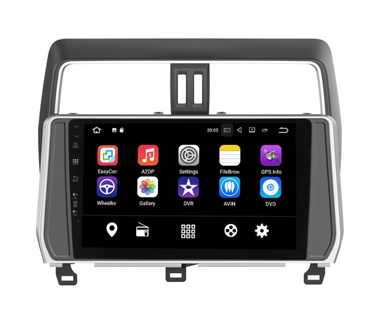 10.1" Octa-core Quad-core Android Navigation Radio for Toyota Prado 2018-Phoenix Automotive