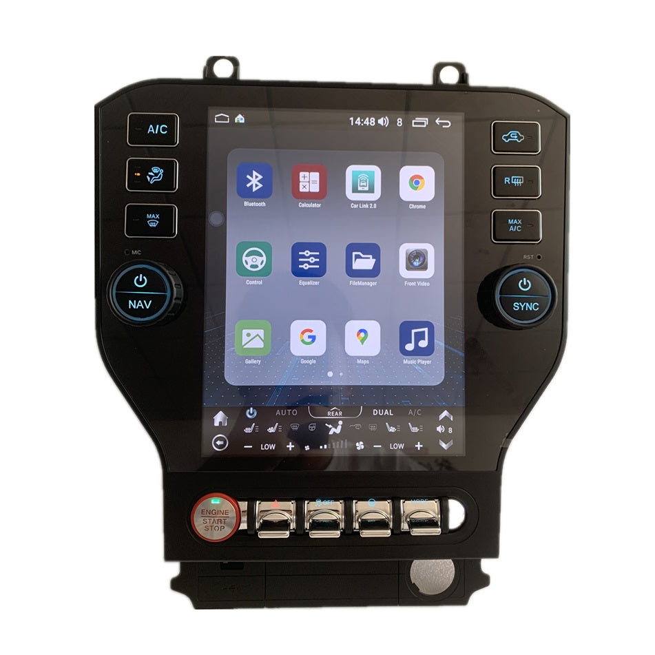 10.4" Android 13/14 Fast Boot Vertical Screen Navigation Radio for Ford Mustang 2015 - 2023-Phoenix Automotive