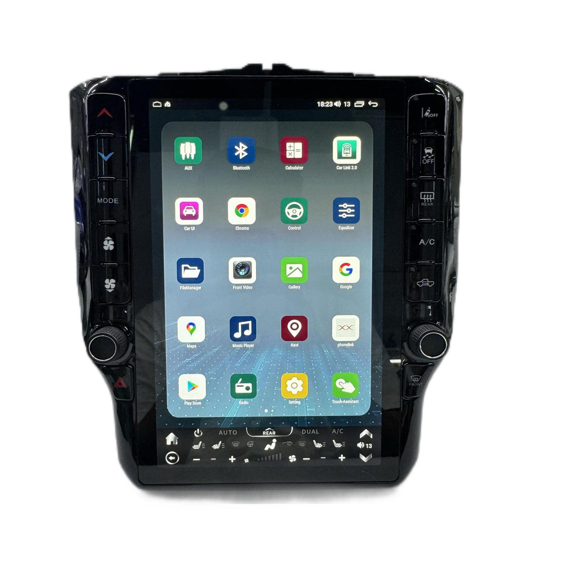 [open box] 11.5” Android 13 Vertical Screen Navigation Radio for Dodge Ram 2019- 2024-Phoenix Automotive