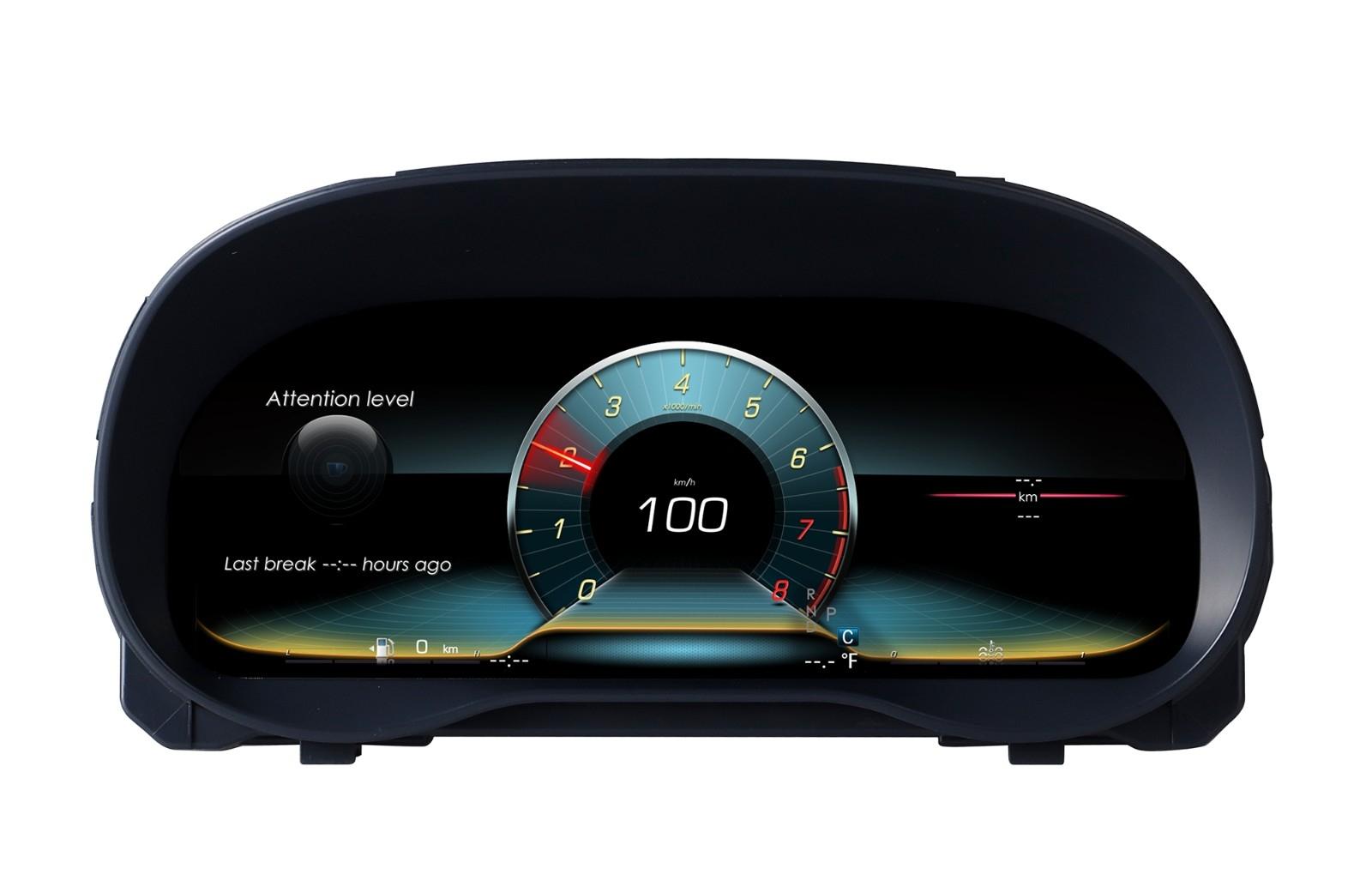 12.3 inch LCD Screen Digital Cluster Gauge for Mercedes-Benz Vito 2024 Speedometer Replacement Dashboard Instrument Cluster Digital Display Panel-Phoenix Automotive