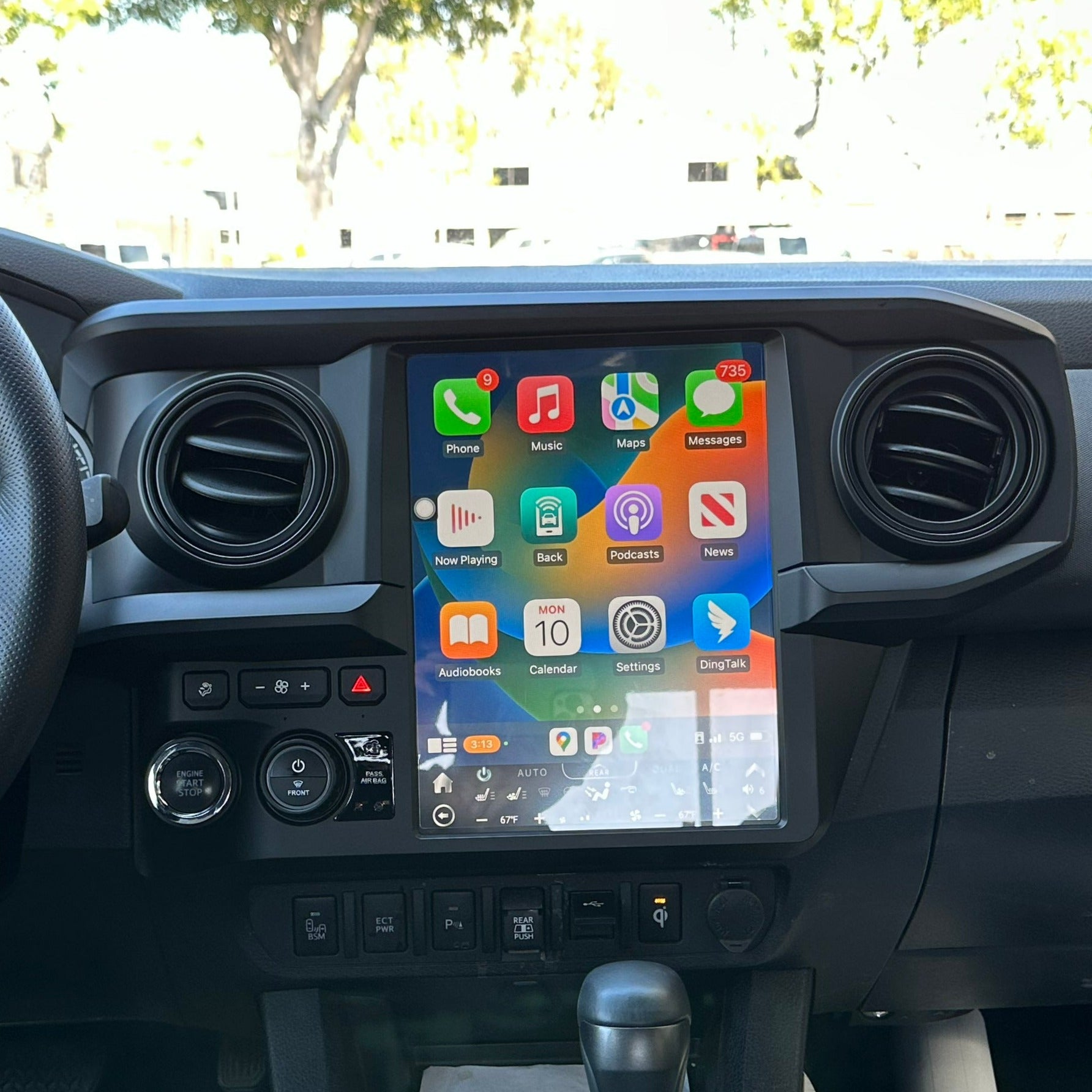 12.1” Android 13/14 fast boot Vertical Screen Navigation Radio for Toyota Tacoma 2016 - 2023-Phoenix Automotive