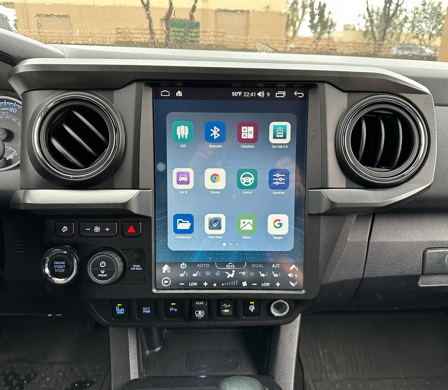 12.1” Android 13/14 fast boot Vertical Screen Navigation Radio for Toyota Tacoma 2016 - 2023-Phoenix Automotive