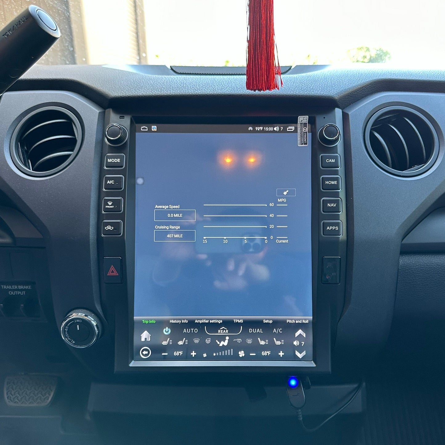 [ New ] 13” Android 13/14 Vertical Screen Navigation Radio for Toyota Tundra 2014 - 2021-Phoenix Automotive