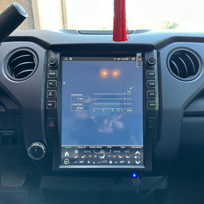 [ New ] 13” Android 13/14 Vertical Screen Navigation Radio for Toyota Tundra 2014 - 2021-Phoenix Automotive