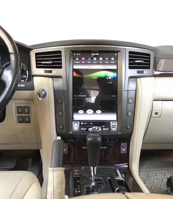 [ G6 octa-core ] 13.6" Android 13 Fast boot Vertical Screen Navi Radio for Lexus LX570 2008-2015-Phoenix Automotive