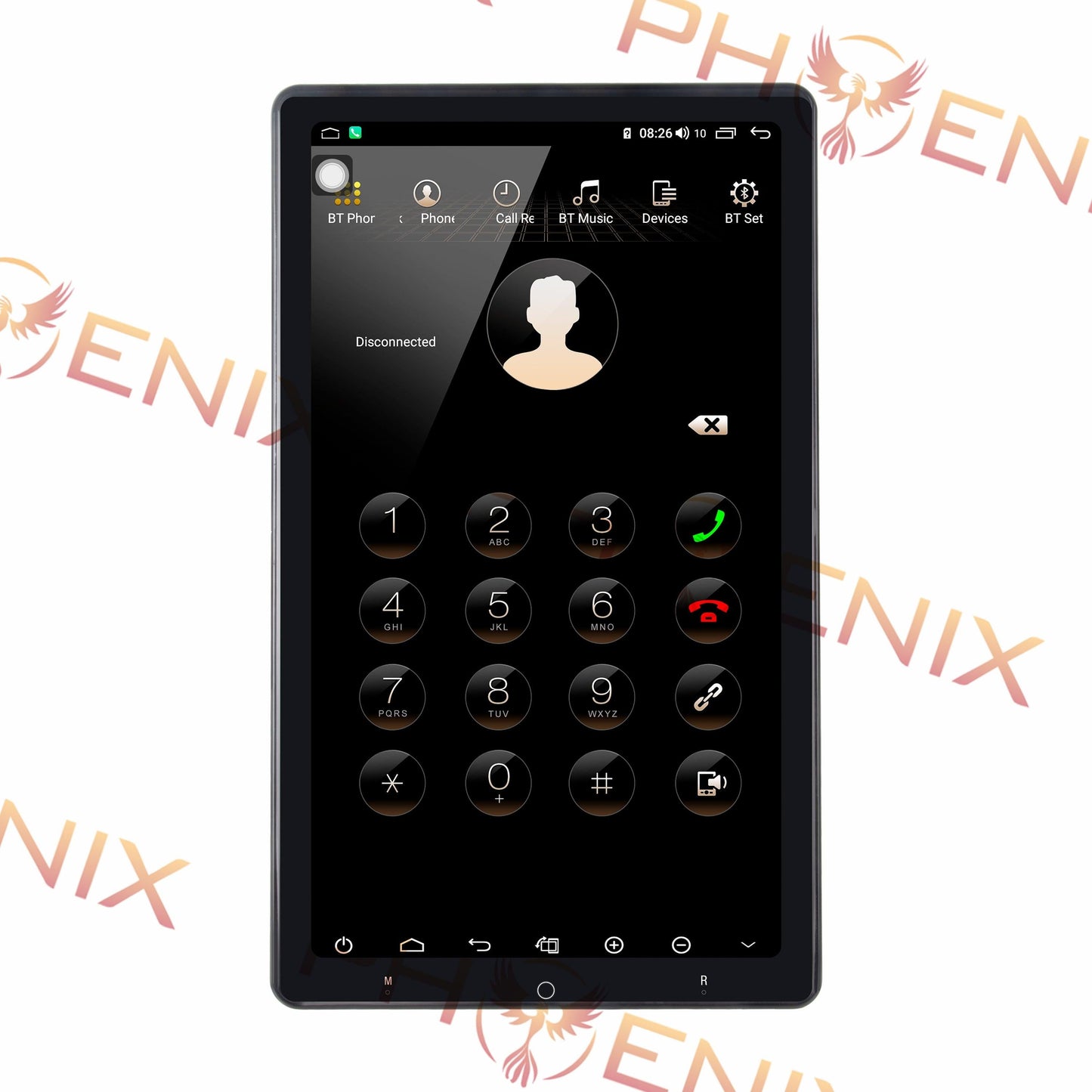 [open box] 13.3" Android 10.0 Universal double din Navigation Radio with Motorized rotatable screen-Phoenix Automotive