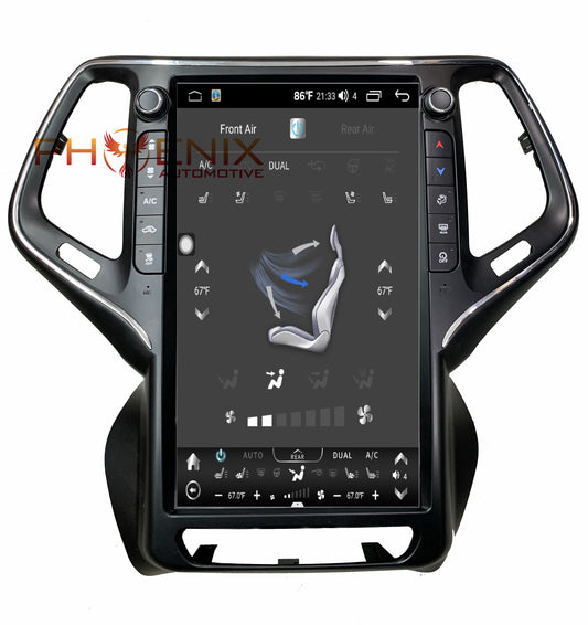 [Open box] 13.6" Vertical Screen Android 10/12/13 Fast boot Navigation Radio for Jeep Cherokee 2014 - 2021-Phoenix Automotive