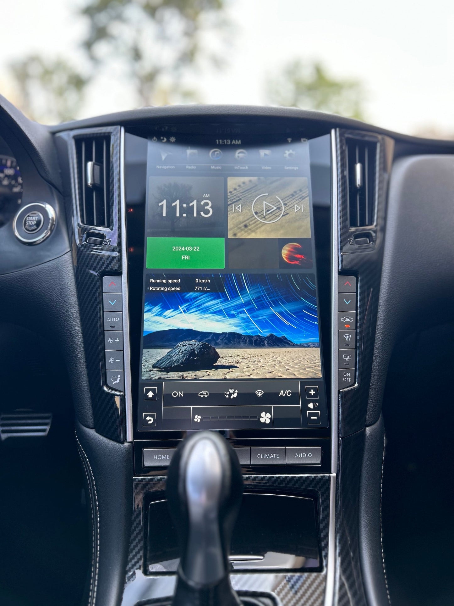 [Open box] [PX6 SIX-CORE] 'MARK III' 13.6" VERTICAL SCREEN NAV RADIO FOR INFINITY Q50 Q60-Phoenix Automotive
