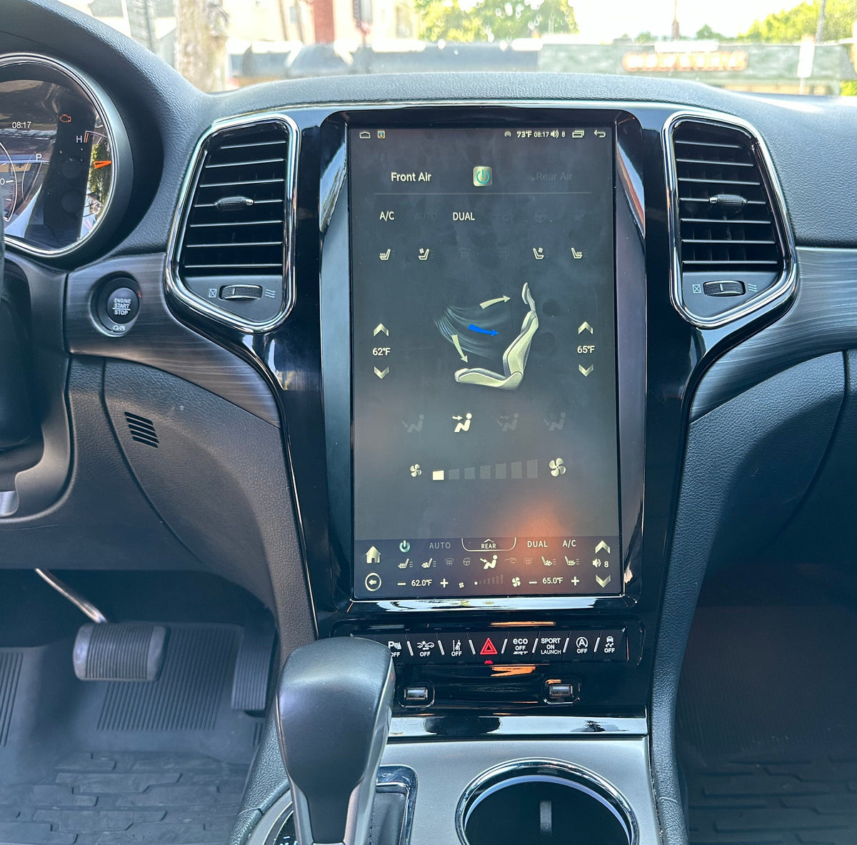 13.6" Vertical Screen Android 13/14 Fast boot Navigation Radio for Jeep Grand Cherokee 2014 - 2022-Phoenix Automotive