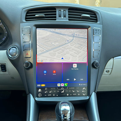[Open box] 12" Vertical Screen Android 12/13 Fast Boot Navigation Radio for Lexus IS 250 IS 300 IS 350 2005 - 2012-Phoenix Automotive