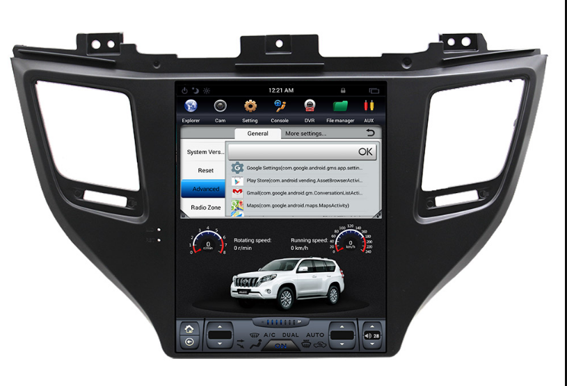 [open box] [ G6 octa-core ] 10.4" Vertical Screen Android 11 Fast Boot Navigation Radio for Hyundai Tucson 2016 - 2018-Phoenix Automotive