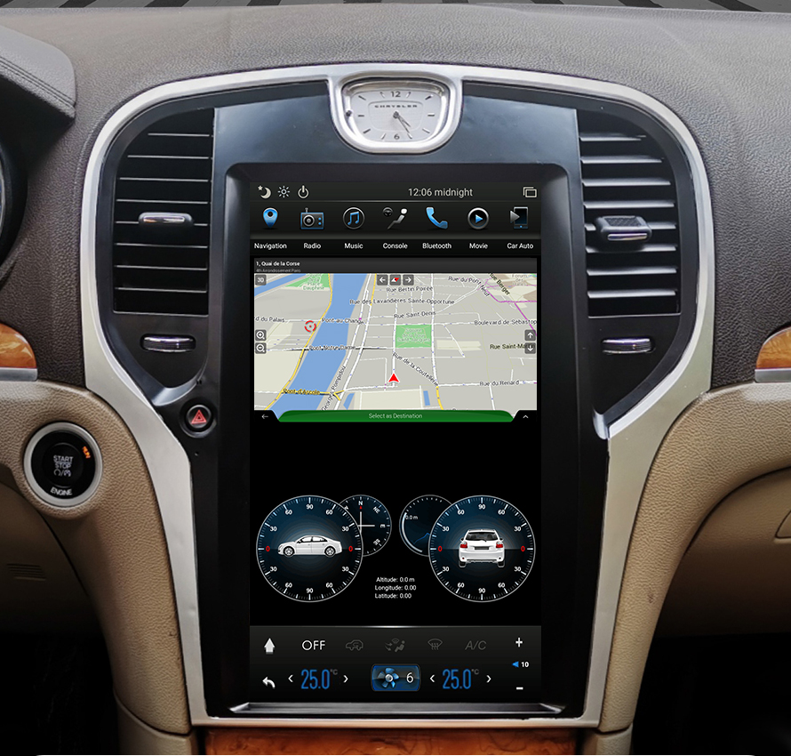 [Open box] [ PX6 SIX-CORE ] 13.3" Vertical Screen Android 9.0 Navigation Radio for Chrysler 300C 2013-2019-Phoenix Automotive