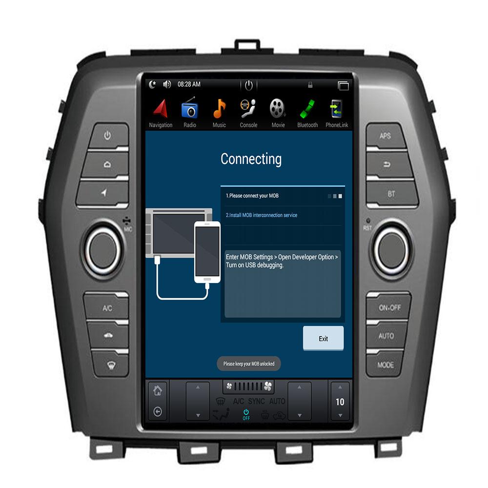 [ PX6 six-core ] 10.4" Vertical Screen Android 9 Fast boot Navigation Radio for Nissan Maxima 2016 2017-Phoenix Automotive