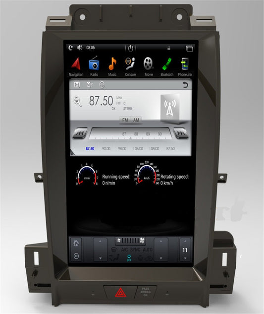 13.3" Android 11 Fast boot Vertical Screen Navigation Radio for Ford Taurus 2013 - 2019-Phoenix Automotive