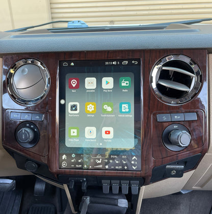 12.1 inch Android 13/14 Vertical Screen Navigation Radio for Ford F-250 F-350 Super Duty trucks 2008 - 2016-Phoenix Automotive