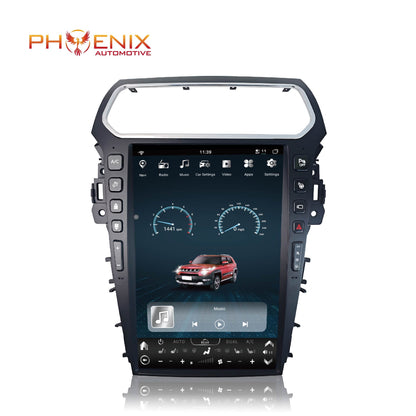 14.5” Android 14 fast boot Vertical Screen Navigation Radio for Ford Explorer 2011-2019-Phoenix Automotive