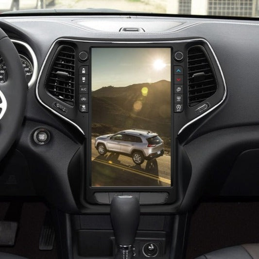 13.6" Vertical Screen Android 13/14 Fast boot Navigation Radio for Jeep Cherokee 2014 - 2021-Phoenix Automotive