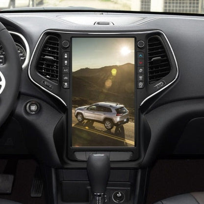13.6" Vertical Screen Android 13/14 Fast boot Navigation Radio for Jeep Cherokee 2014 - 2021-Phoenix Automotive