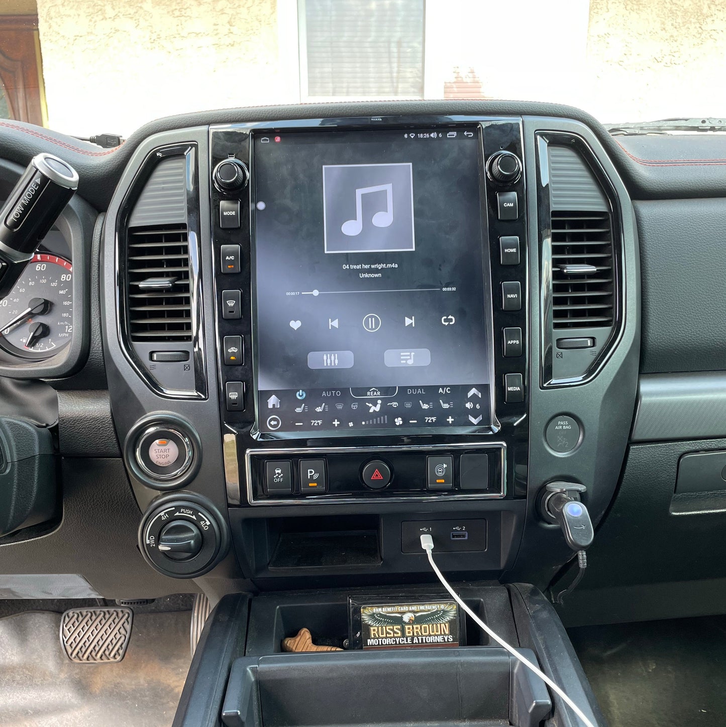 [Open box] 13” Android 12 Vertical Screen Navigation Radio for Nissan Titan (XD) 2020 - 2024 | Phoenix Automotive