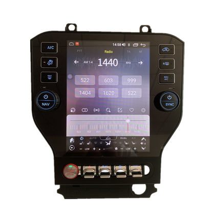10.4” Android 13/14 fast boot Vertical Screen Navigation Radio for Ford Mustang 2015 - 2023-Phoenix Automotive