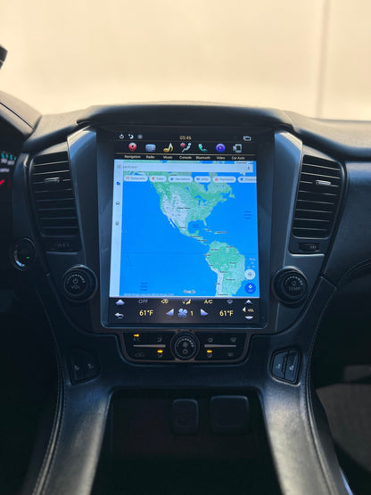 [open box] 12.1" Android 12 Fast boot Vertical Screen Navigation Radio for Chevrolet Tahoe Suburban GMC Yukon 2015 - 2020-Phoenix Automotive