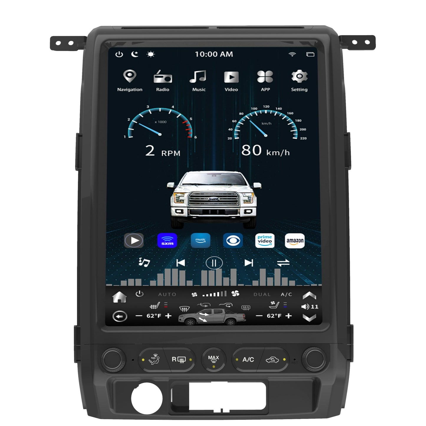 [Open box] 13” Android 9/10/12/13 Vertical Screen Navigation Radio for Ford F-150 2009 - 2014-Phoenix Automotive