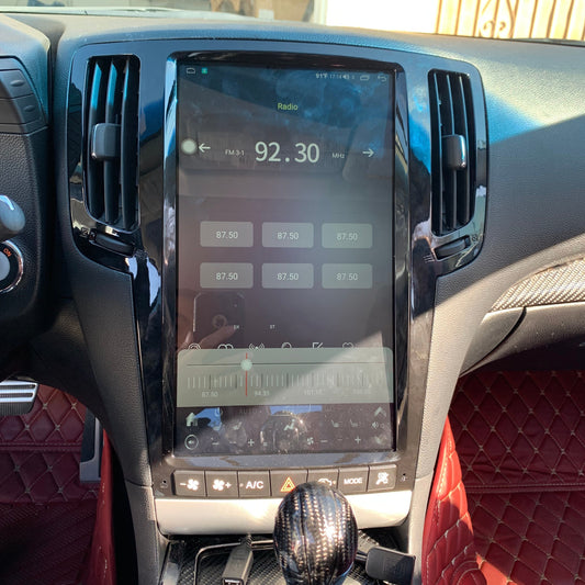 [Open box] 13.6" Vertical Screen Android 10/12 Fast boot Navigation Receiver for Infiniti G25 G35 G37 Q40 Q60 2007 - 2015-Phoenix Automotive