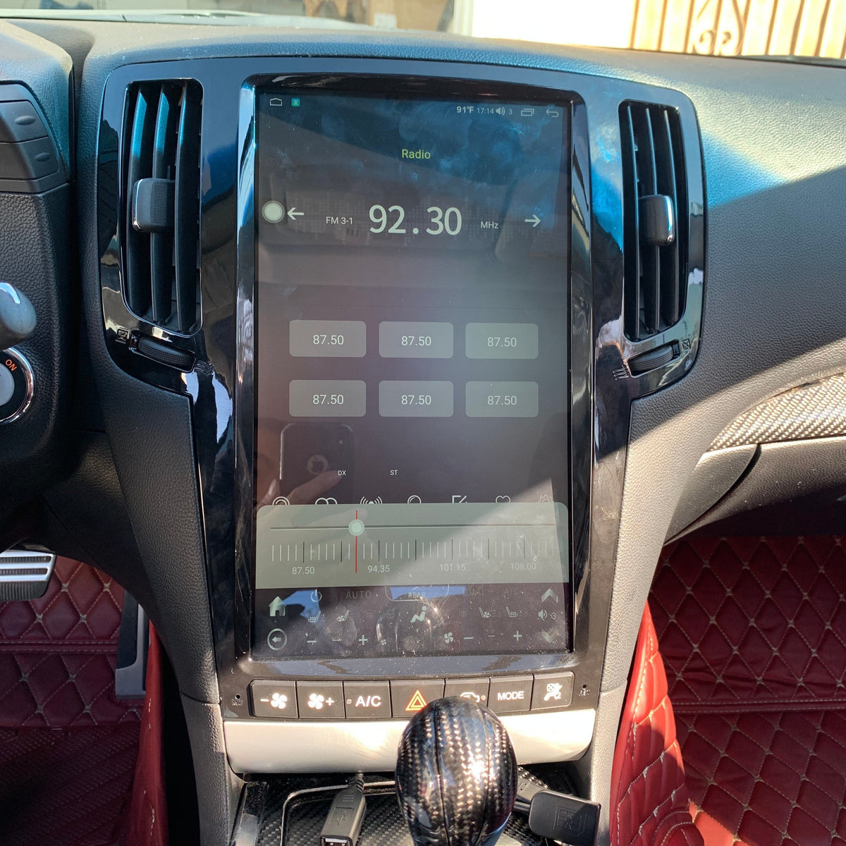 [open box] Qualcomm6125/Sc7870 13.6" Vertical Screen Android 12/13/14 Fast boot Navigation Receiver for Infiniti G25 G35 G37 Q40 Q60 2007 - 2015-Phoenix Automotive