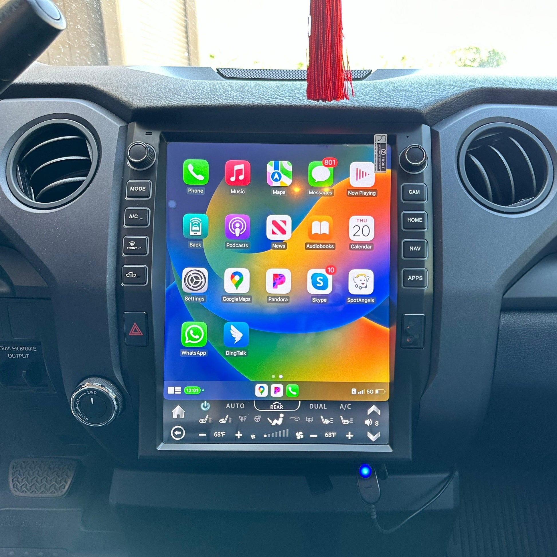 [ New ] 13” Android 13/14 Vertical Screen Navigation Radio for Toyota Tundra 2014 - 2021-Phoenix Automotive
