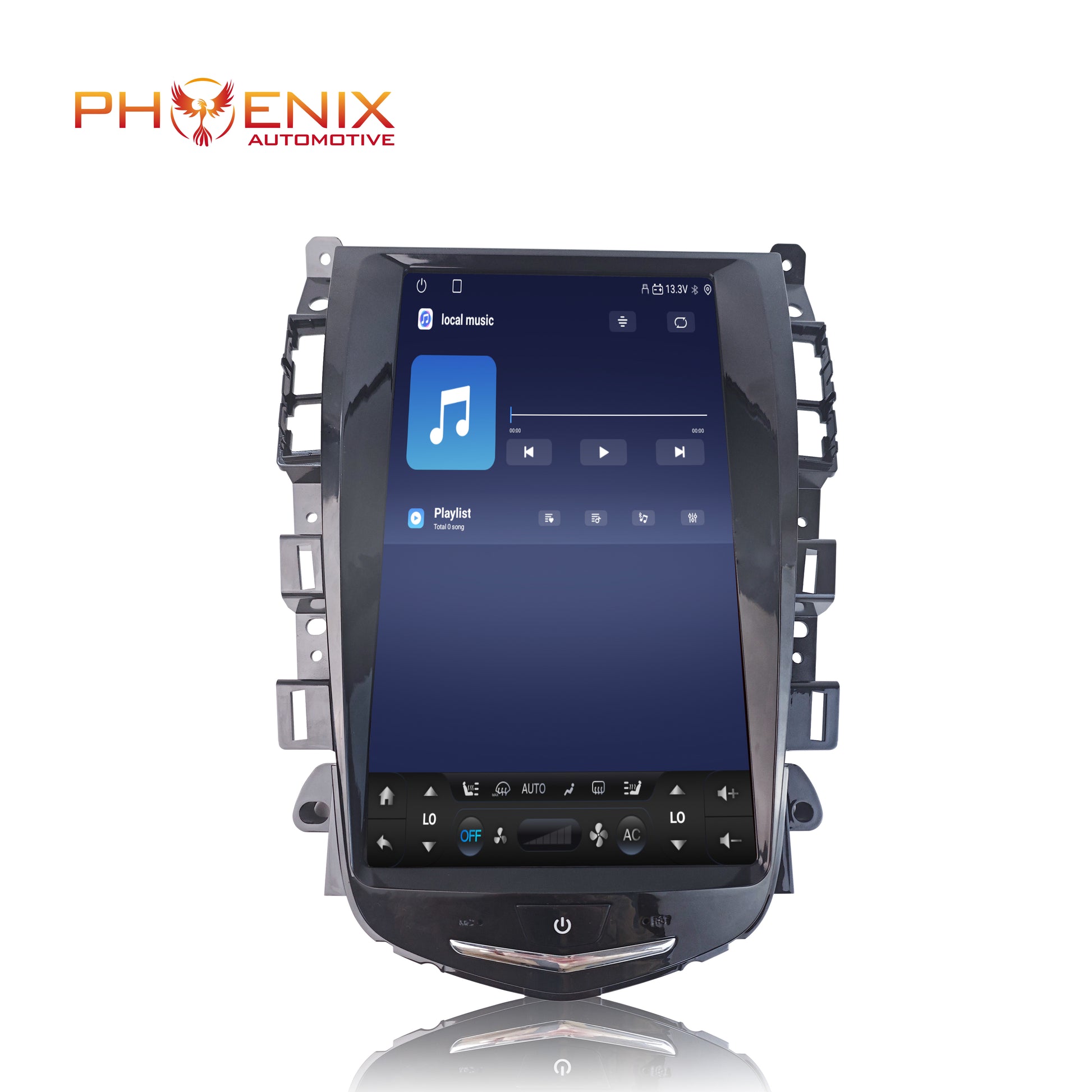 13.3" Android 14 Fast boot Vertical Screen Navi Radio for Cadillac ATS CTS XTS SRX Escalade 2015 - 2020-Phoenix Automotive