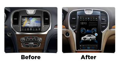 [Open box] [ PX6 SIX-CORE ] 13.3" Vertical Screen Android 9.0 Navigation Radio for Chrysler 300C 2013-2019-Phoenix Automotive