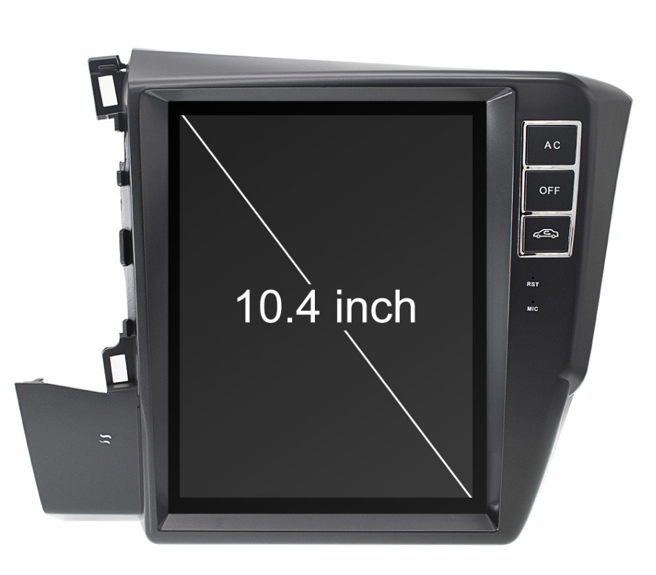 [ G6 octa-core ] 10.4" Vertical Screen Android 13 Fast boot Navigation Radio for Honda Civic 2012-Phoenix Automotive