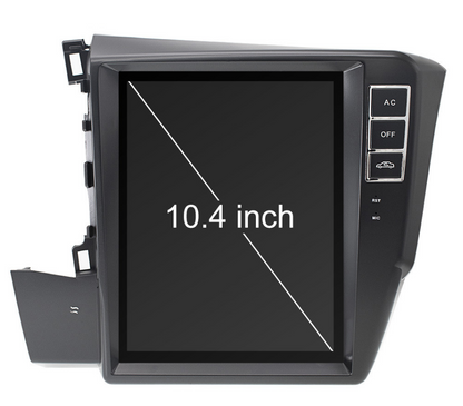 [ G6 octa-core ] 10.4" Vertical Screen Android 13 Fast boot Navigation Radio for Honda Civic 2012-Phoenix Automotive