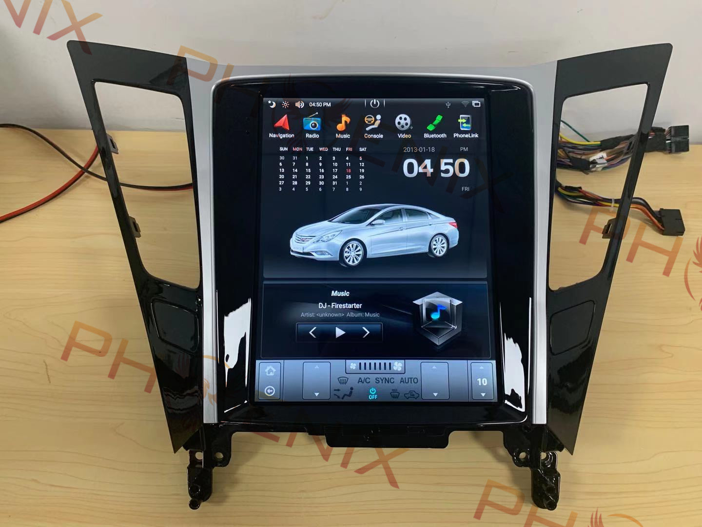 10.4" Vertical Screen Android 9.0 Navigation Radio for Hyundai Sonata 2011 - 2014-Phoenix Automotive