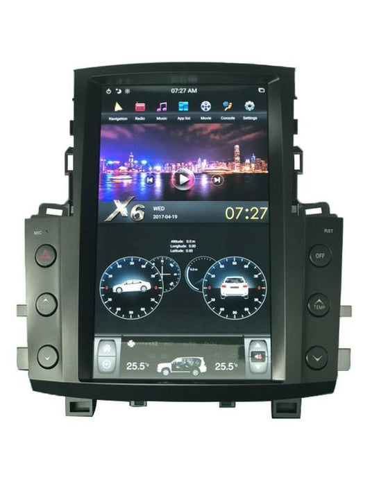 [ G6 octa-core ] 13.6" Android 13 Fast boot Vertical Screen Navi Radio for Lexus LX570 2008-2015-Phoenix Automotive