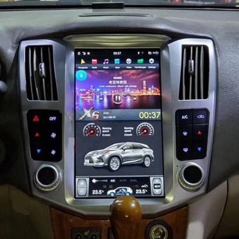 [ G6 octa-core ] 11.8" Vertical Screen Android 13 Fast boot Navigation Radio for Lexus RX RX300 RX330 RX350 RX400h 2003 - 2008-Phoenix Automotive