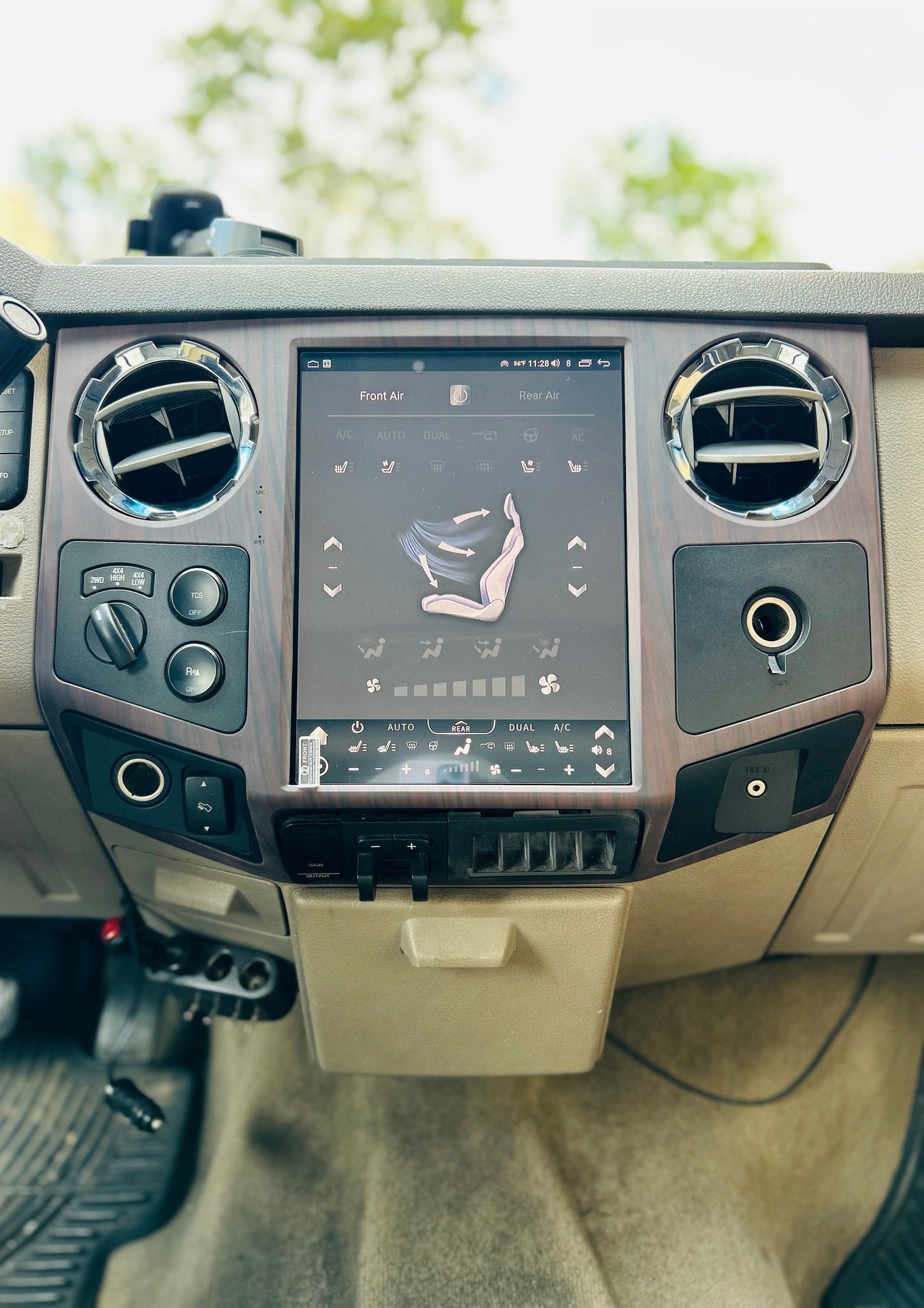 12.1 inch Android 13/14 Vertical Screen Navigation Radio for Ford F-250 F-350 Super Duty trucks 2008 - 2016-Phoenix Automotive