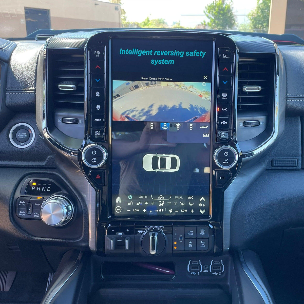 [Open box] 13.6” Android 12 Vertical Screen Navigation Radio for Dodge Ram 2019- 2024-Phoenix Automotive
