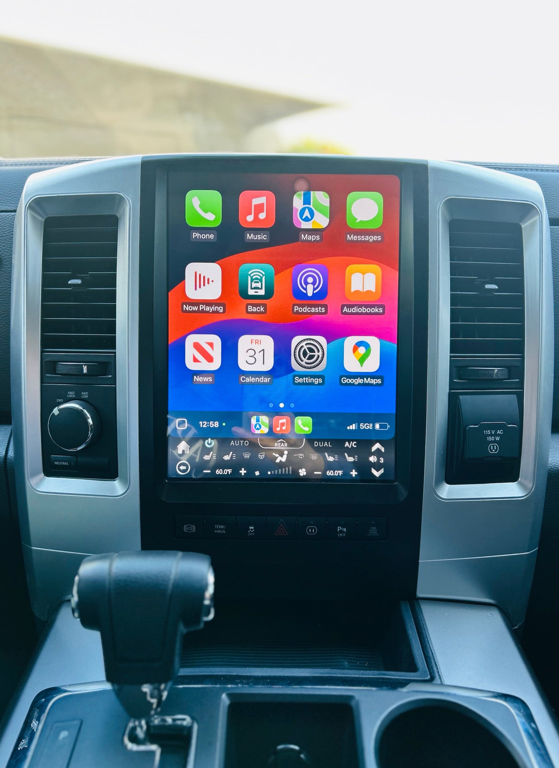 12.1“ or 13" Android 13/14 Fast boot Vertical Screen Navi Radio for Dodge Ram 2009 - 2018-Phoenix Automotive