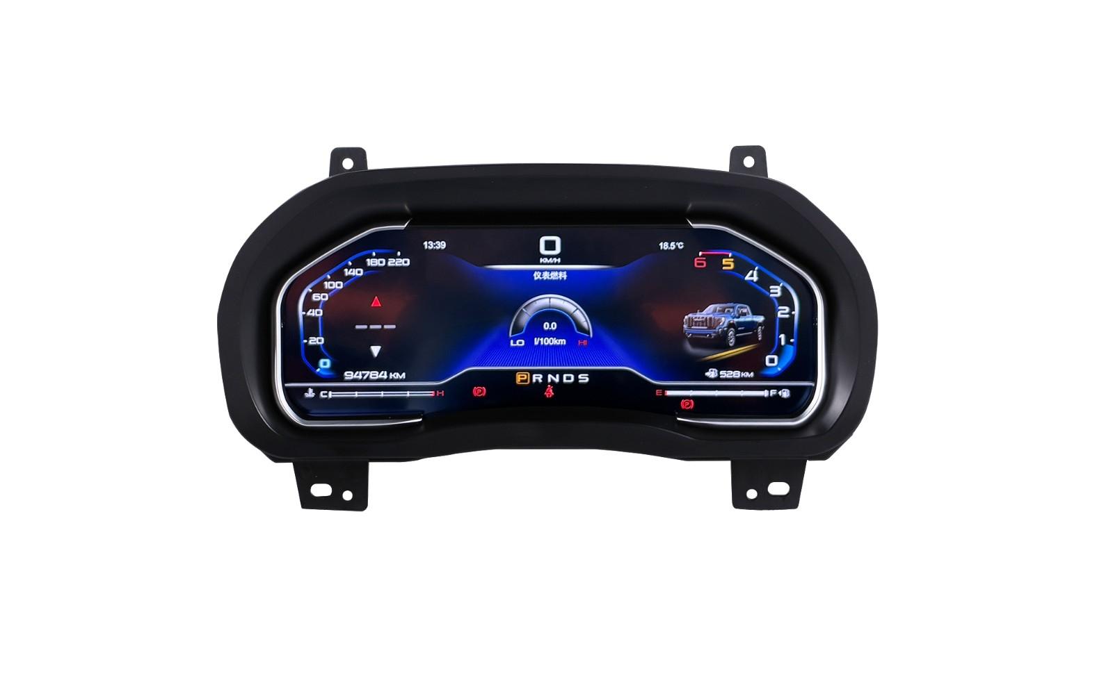 12.3 inch LCD Screen Digital Cluster Gauge for Chevrolet Silverado 2014-2018 Speedometer Replacement Dashboard Instrument Cluster Digital Display Panel-Phoenix Automotive