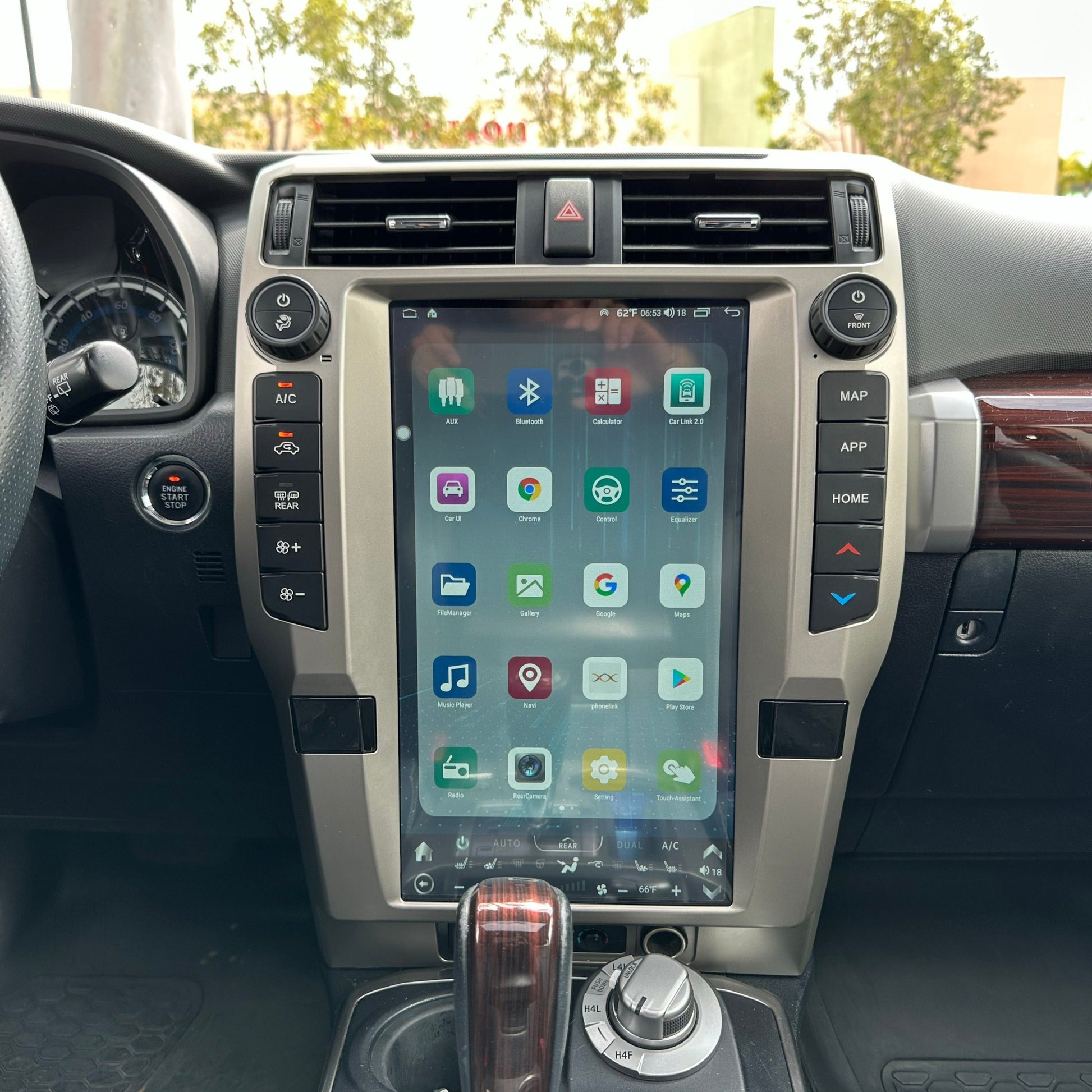 16" Vertical Screen Android 13/14 fast boot Navi Radio for Toyota 4Runner 2010 - 2023-Phoenix Automotive