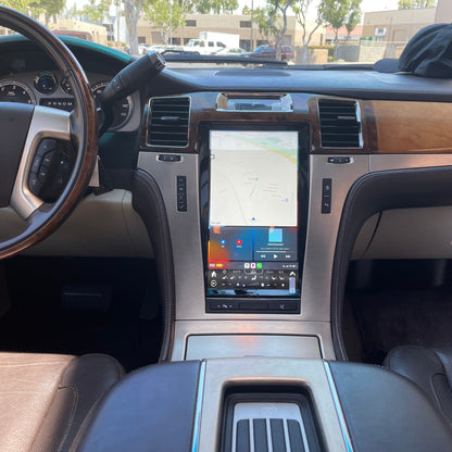 [ NEW ] 13.6" Android 13/14 VERTICAL SCREEN Navigation Radio for Cadillac Escalade 2007 - 2014-Phoenix Automotive