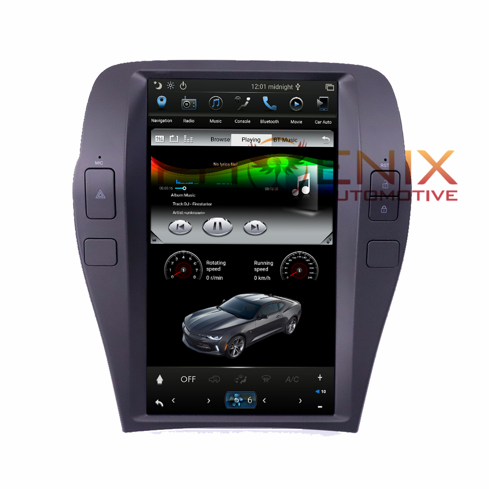 [open box] [ PX6 SIX-CORE ] 11.8" Vertical Screen Android 9.0 Navigation Radio for Chevrolet Camaro 2010 - 2015-Phoenix Automotive