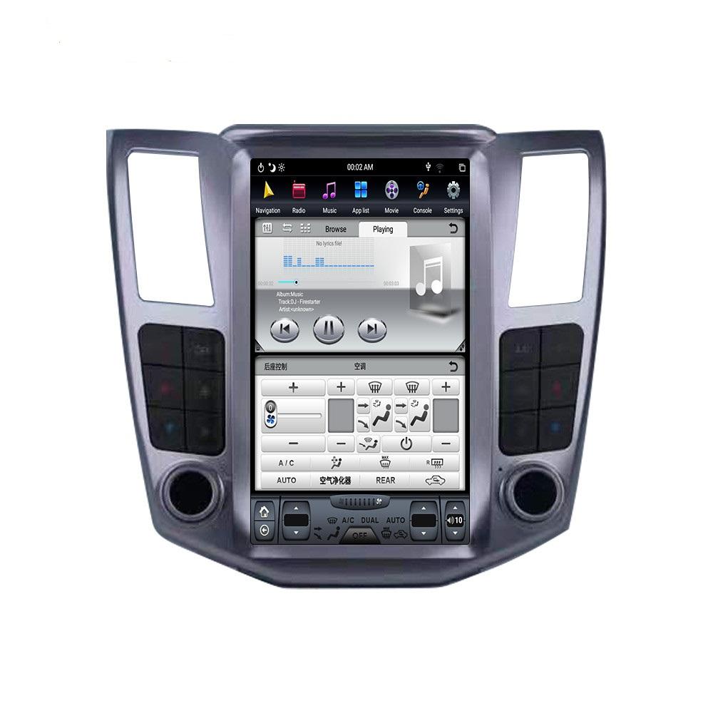 [ G6 octa-core ] 11.8" Vertical Screen Android 13 Fast boot Navigation Radio for Lexus RX RX300 RX330 RX350 RX400h 2003 - 2008-Phoenix Automotive