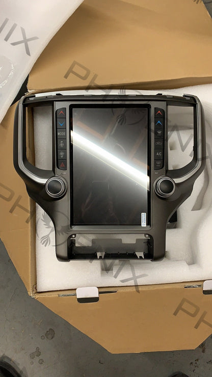 [Open box ] [ PX6 Six-core ] 12.1" Android 9 Fast boot Vertical Screen Navi Radio for Dodge Ram 2019- 2020-Phoenix Automotive