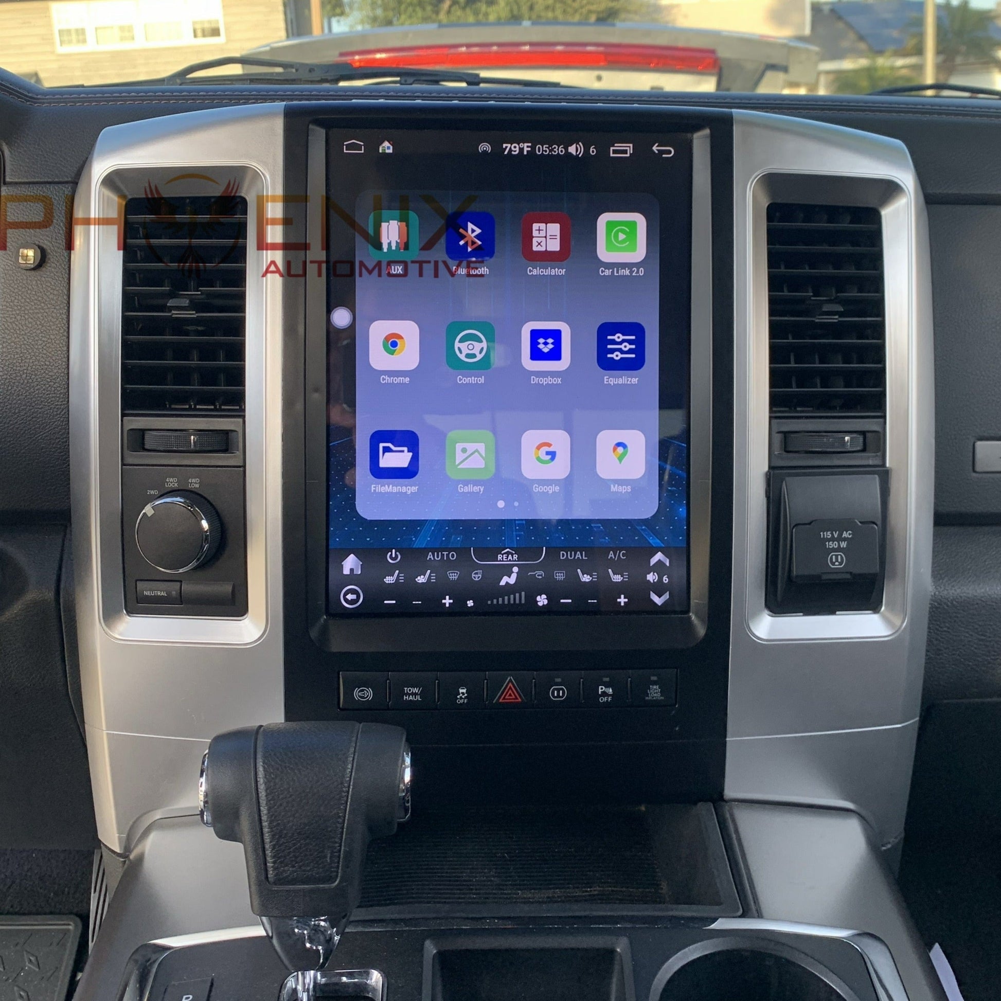 12.1“ or 13" Android 13/14 Fast boot Vertical Screen Navi Radio for Dodge Ram 2009 - 2018-Phoenix Automotive