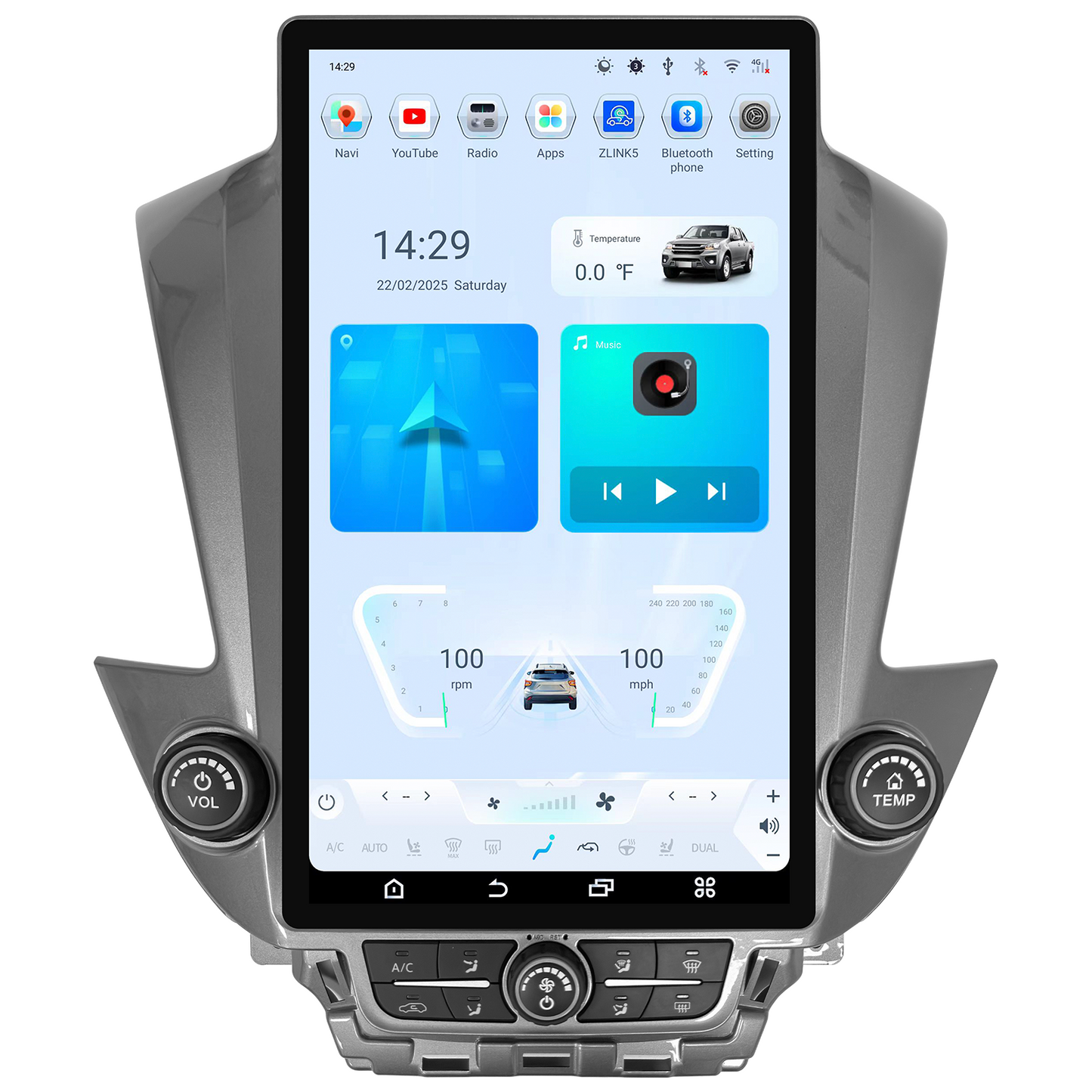 12.1/14.5" Android 9/13 Fast boot Vertical Screen Navigation Radio for Chevrolet Tahoe Suburban GMC Yukon 2015 - 2020-Phoenix Automotive